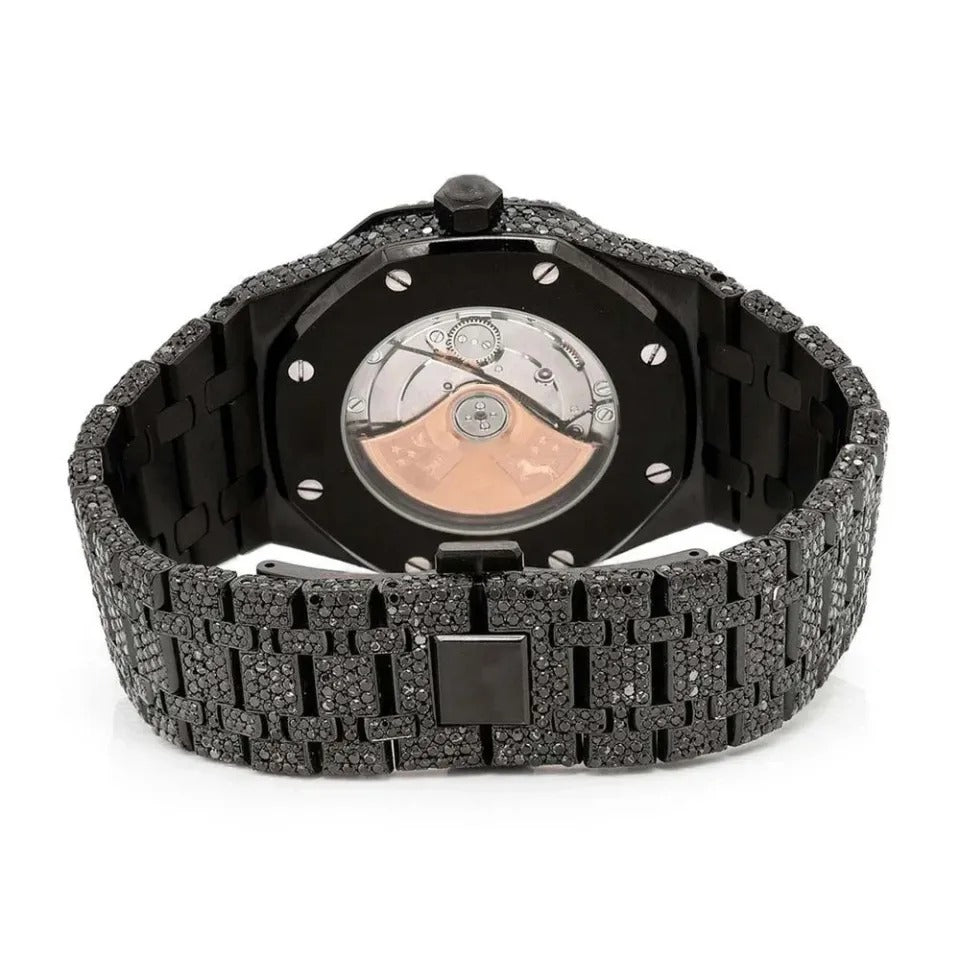 Luxurious Dial Black Diamond Watch