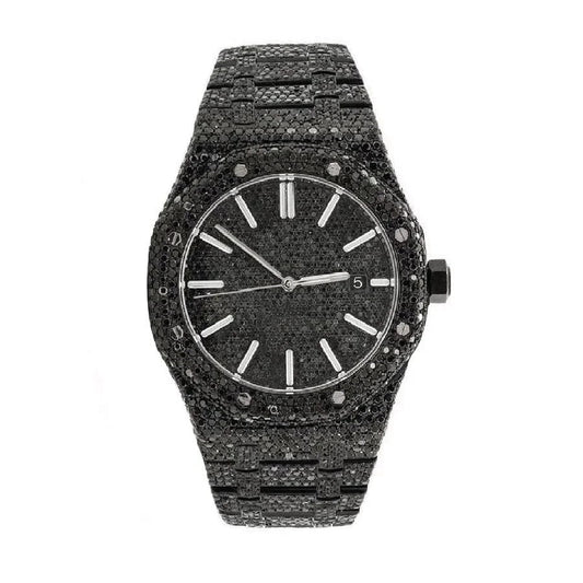 Luxurious Dial Black Diamond Watch