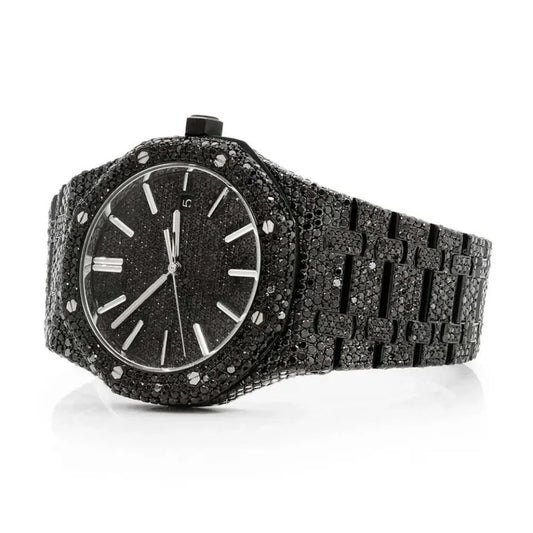 Luxurious Dial Black Diamond Watch