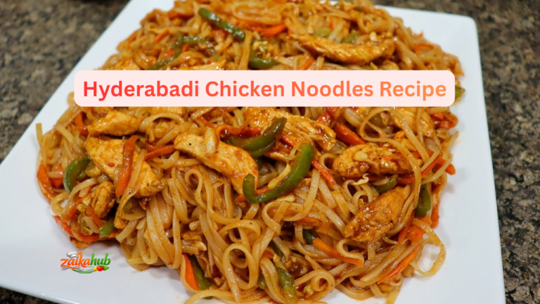 Hyderabadi Chicken Noodles Recipe