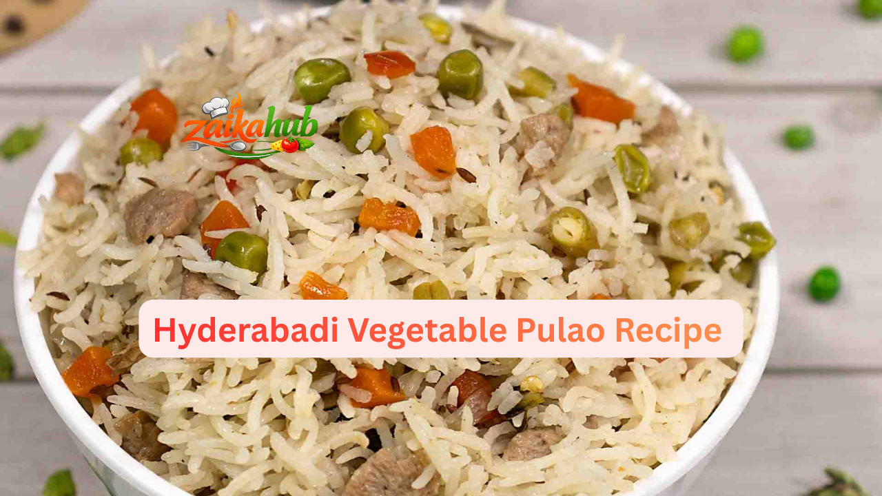 Hyderabadi Vegetable Pulao Recipe 