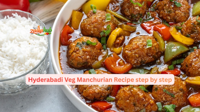 Hyderabadi Veg Manchurian Recipe step by step