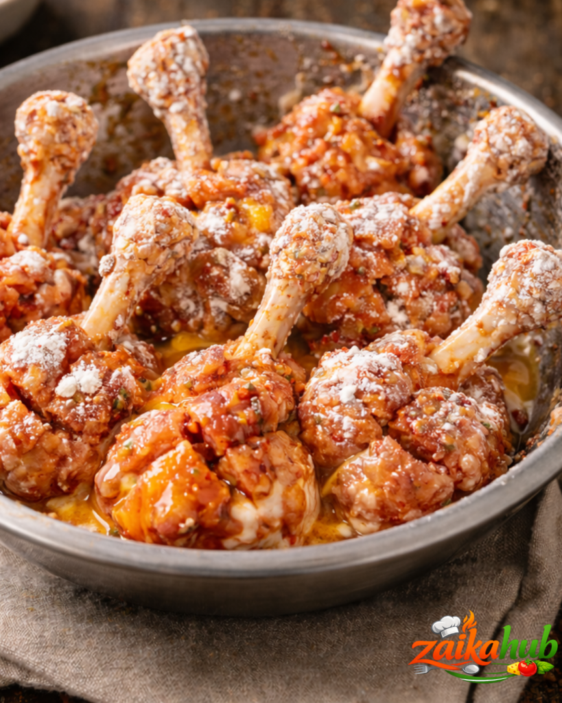 Hyderabadi Chicken Lollipop recipe