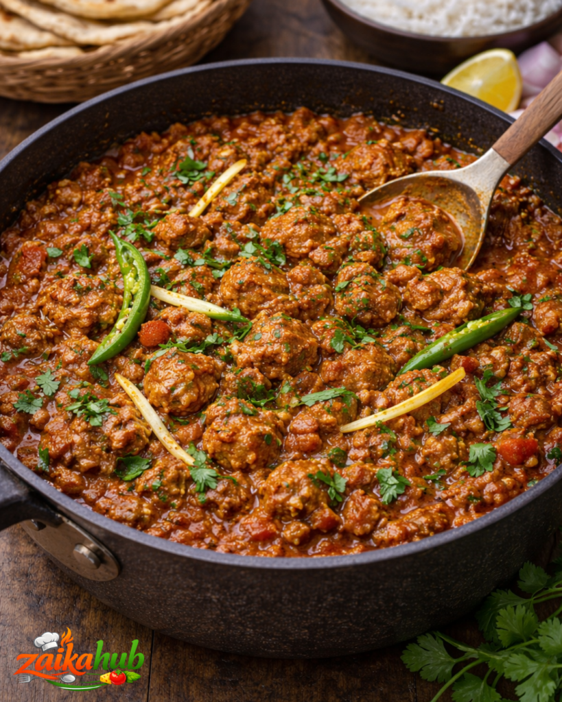 Hyderabadi Mutton Kheema Curry recipe