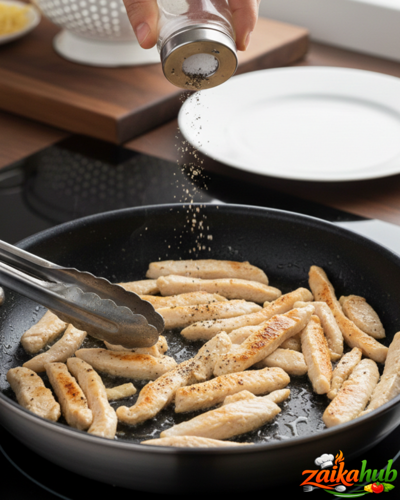 Hyderabadi Chicken Noodles Recipe